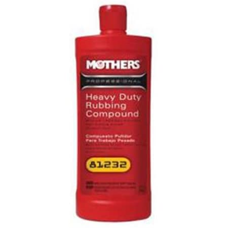 Mothers Wax & Polish Mothers Wax and Polish 81232 Heavy Duty Rubbing Compound  Sand Scratches MTR-81232